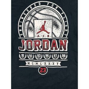 Nike Air Jordan Flight T-Shirt Men's Size Large Black 838982-010 Standard